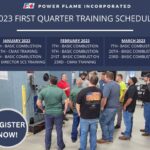 Power Flame 1Q2023 Training Schedule