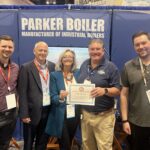 Receiving the 2024 Parker Boiler Sales Award