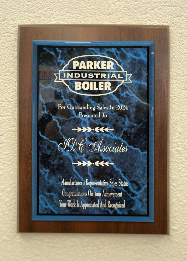 2024 Parker Boiler Outstanding Sales Award